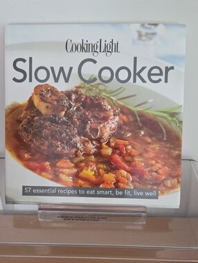 Cooking Light Slow Cooker Cookbook - White Hardcover 57 Recipes